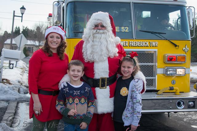 Santa Visits Lower Frederick Twp. - 12/21/2013